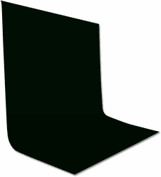 UTEBIT Fotohintergrund Schwarz, 2x3m Foto Hintergrund Kulisse Polyester Stoff Fotografie Fotowand für Video, Porträt, Haustier Modefotografie und Fernsehen Fotostudio (Klemmzwingen Nicht enthalten) 2*3m Schwarz