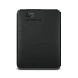WD Elements Portable externe Festplatte 2 TB (mobiler Speicher, USB 3.0-Schnittstelle, Plug-and-Play, für Windows formatiert) Schwarz Portable 2 TB