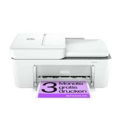 HP DeskJet 4220e Multifunktionsdrucker, 3 Monate gratis drucken mit HP Instant Ink inklusive, HP+, Drucker, Kopierer, Scanner, Mobiler Faxversand, WLAN, Automatische Dokumentenzuführung, Weiß Nachfolger Mit Stapeleinzug