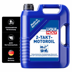 LIQUI MOLY 2-Takt-Motoroil | 5 L | 2-Takt-Öl | Art.-Nr.: 1189, farblos 5 Liter Single
