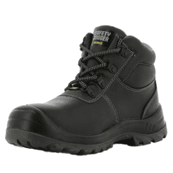 SAFETY JOGGER Sicherheitsschuhe mit Stahlkappe Herren Leicht - BESTBOY - S3 / S1P Arbeitsschuh für Damen, rutschfeste Stahlsohle, Stoßdämpfender, Wasserabweisender Sicherheitsstiefel, Schwarz 43 EU