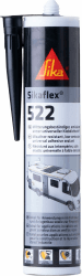 Sika – Dichtstoff – Sikaflex-522 schwarz – ideal für Fugen – innen und außen – UV-stabil und witterungsbeständig – gute Haftung -300 ml Einzelpack 300ml Schwarz