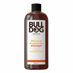 BULLDOG - Körperpflege für Männer | Zitrone & Bergamotte Duschgel | frisches & revitalisierendes Duschgel | 500ml 500 ml (1er Pack) Zitrone-Bergamotte