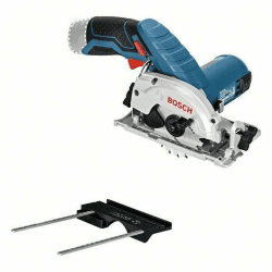 Bosch Professional 12V System Akku Kreissäge GKS 12V-26 (Sägeblatt-Ø: 85mm, ohne Akku/ Ladegerät) im Karton Solo