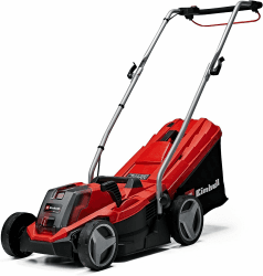 Einhell Akku-Rasenmäher GE-CM 18/33 Li Kit Power X-Change (18 V, 33 cm Schnittbreite, bis 200 m², Brushless, 30L Fangkorb, 25-65 mm Schnitthöhe, inkl. 4,0 Ah Akku + Ladegerät) inkl. 4,0 Ah Akku und Ladegerät