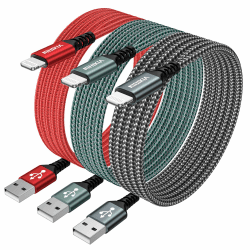 iPhone Ladekabel, Lightning Kabel [3Pack 2M] Ladekabel iPhone Schnellladekabel MFi Zertifiziert USB auf Lightning Kabel für iPhone 14 13 12 11 Pro/Pro Max/Mini, XR XS Max X, 8 7 6 6s Plus, 5s 5 Se 2M+2M+2M