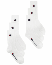 Champion Unisex Füßlinge (6er Pack) 43-46 Weiß