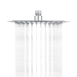 Ibergrif M20292 - Regendusche Duschkopf (200 * 200 mm), Eckig Brausekopf, Edelstahl, Quadrat Quadrat-20CM