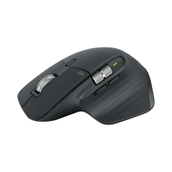 Logitech MX Master 3S – kabellose Performance-Maus mit ultraschnellem Scrollen, ergonomisch, 8K DPI, Glass Tracking, leises Klicken, USB-C, Bluetooth, Windows, Linux, Chrome – Dunkelgrau, 1er Pack MX Master 3s Graphit