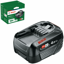 Bosch Akku Pack PBA 18V 4.0Ah W-C (18 Volt System, 4.0Ah Batterie, im Karton) 18V 1 Akku 4.0 Ah