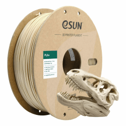 eSUN PLA+ Filament 1.75mm, 3D Drucker Filament PLA Plus, Maßgenauigkeit +/- 0.03mm, 1kg Spule (2.2 LBS) 3D Druck Filament für 3D Drucker, Knochen Weiß 1KG PLA+ (1 Bobine) C-Knochen Weiß