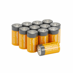 Amazon Basics Everyday C-Alkalisch batterien, 1,5 V, 12 Stück (Aussehen kann variieren) 12 Stück (1er Pack)