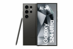 Samsung Galaxy S24 Ultra AI Smartphone, Android-Handy ohne Vertrag, 12GB RAM/512GB Speicher, 200-MP-Kamera, S Pen, Lange Akkulaufzeit, Titanium Black, 3 Jahre Herstellergarantie Black 512 GB