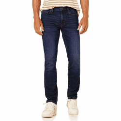 Amazon Essentials Herren Slim-Fit-Jeans 32W / 32L Dunkelblau Vintage