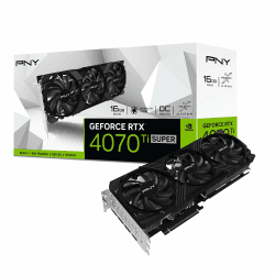 PNY GeForce™ RTX 4070 Ti SUPER™ 16GB Verto™ Overclocked Triple Fan DLSS 3 RTX 4070Ti SUPER OC Black