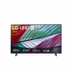 LG 55UR75006LK 139 cm (55 Zoll) UHD Fernseher (Active HDR, 60 Hz, Smart TV) [Modelljahr 2023] 55 Zoll UR75 Serie (2023)