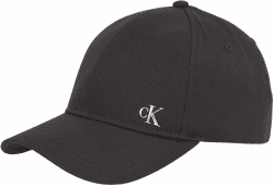 Calvin Klein Jeans Damen Cap Basecap, Schwarz (Black), Einheitsgröße