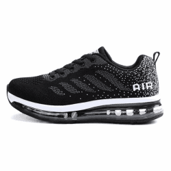 Axcone Damen Herren Sneaker Laufschuhe Air Sportschuhe Turnschuhe Running Fitness Sneaker Outdoors Straßenlaufschuhe Sports Kletterschuhe 39 EU Schwarz