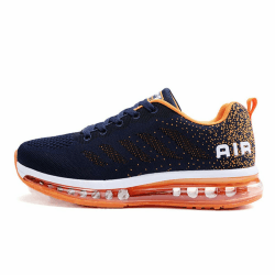 Axcone Damen Herren Sneaker Laufschuhe Air Sportschuhe Turnschuhe Running Fitness Sneaker Outdoors Straßenlaufschuhe Sports Kletterschuhe 45 EU Orange