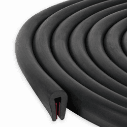 Fassungsprofil Kantenschutz 1.5mm x 6m,Gummidichtung Kantenschutz Fassungsschutz,U-Form Gummi Kantenschutz für Blech,Autotüren,Luke,Tischecken 1.5mm,6m