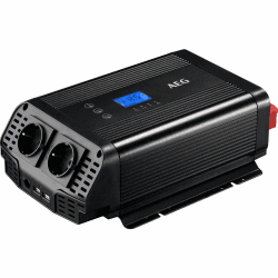 AEG Automotive Sinus-Spannungswandler 600 W, 12 V DC auf 230 V AC, mit App-Steuerung, Lüftersteuerung, Wechselrichter Inverter Stromwandler Sinus-Spannungswandler 600 Watt