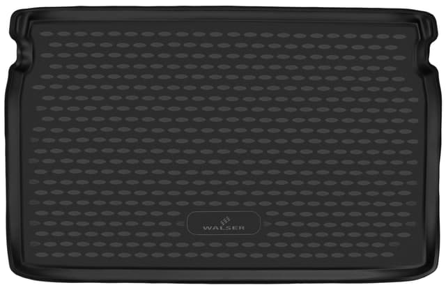 Walser XTR Kofferraumwanne kompatibel mit Renault Clio IV 2016-2020, 100% passgenaue Antirutschmatte Auto, Gummimatte Auto, Kofferraum Schutzmatte, Anti Rutsch Matte Gummi, Auto Gummimatten Clio IV, 2016 - 2020