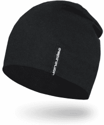 EMPIRELION 9" multifunktionale leichte Running Beanie-Mützen Skull Cap Radsport-Kappen Helmfutter Helm Unterziehmütze Schlaf Kappen für Damen Herren Schwarz 1