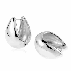 ASH'S CHOICE Silber 925 Creolen Kleine Ohrringe Damen, Silber 925 Ohrringe Klobig Kleine 14K Gold Creolen Klobig Dick Knorpel Kreolen Huggie Creolen Mini Kleine Creolen Leicht Breit Ohrringe Mädchen KrKlobigSilberC