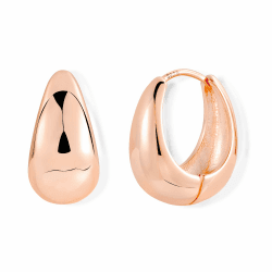 ASH'S CHOICE Silber 925 Creolen Kleine Ohrringe Damen, Silber 925 Ohrringe Klobig Kleine 14K Gold Creolen Klobig Dick Knorpel Kreolen Huggie Creolen Mini Kleine Creolen Leicht Breit Ohrringe Mädchen RoségoldCreolenB