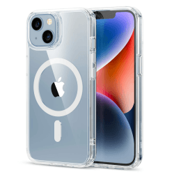 ESR für iPhone 13 Hülle und iPhone 14 Hülle, kompatibel mit MagSafe, Classic Hybrid Magnet handyhülle mit HaloLock, Militärnorm Sturzschutz Case, Kratzfeste Rückseite, Klar iPhone 14/13 Klar