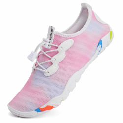 IceUnicorn Strandschuhe Badeschuhe Damen Herren Schwimmschuhe Aquaschuhe Sommer Schnell Trocknend Surfschuhe 38 EU 509rosa
