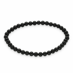 Lebensquelle Plus Mini Kugelarmband | 4-5mm | Hochwertiges Edelsteinarmband Turmalin, Schörl