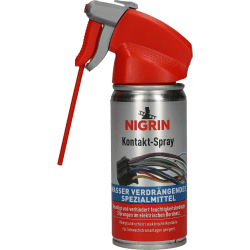 NIGRIN Kontakt-Spray für Elektronik, zur Reinigung und Schutz von elektronischen Kontakten, 100 ml, new-balck-45 100 ml (1er Pack)