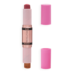 MakeUp Revolution, Blush & Highlight Stick, Errötendes Rosa, Gesicht erröten und Highlighter, 4.3g Flushing Pink 4.3 g (1er Pack)