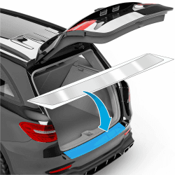 Auto Ladekantenschutz Folie für Skoda Octavia Combi 4 (IV) NX5 I 2020-2024 - Stoßstangenschutz, Kratzschutz, Lackschutzfolie - Transparent glänzend Selbstklebend Transparent glänzend für Octavia Combi 4 (IV) NX5 I 2020 - 2024