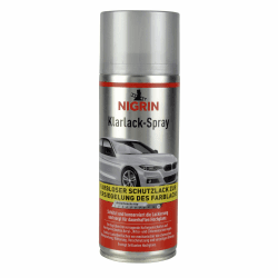 NIGRIN Acryl , Klarlack, 400 ml, glänzender Autolack, schütz Felgen und Karosserie vor Rost, schnell trocknend, Klar 400 ml (1er Pack)
