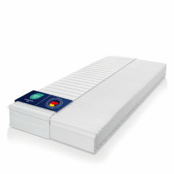 Träumegut24 - AquaFlex 7-Zonen Kaltschaummatratze - Ergonomische Matratze - Härtegrad H2 & H3 - ÖkoTex Rollmatratze (16cm, 90 x 200 cm) 90 x 200 cm 16cm