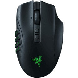 Razer Naga V2 Pro - Kabellose MMO-Gaming-Maus (HyperScroll Pro Rad, Anpassungsfähigkeit und Kontrolle, HyperSpeed Wireless, Focus Pro 30K Optischer Sensor, Optische Mouse Switches Gen-3) Schwarz