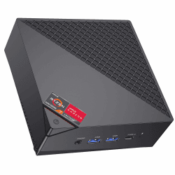 ACEMAGICIAN AM06 Pro Mini PC, AMD Ryzen 7 5700U (8C/16T, bis zu 4.3Ghz),16GB DDR4 512GB NVME SSD Mini Computer mit Win 11 Home | 4K Triple Display | Type-C | Dual Ethernet | WiFi 6 | BT5.2 AMD R7 5700U 16GB DDR4+512GB NVME SSD