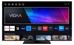 Toshiba 65 Zoll VIDAA TV Fernseher (4K UHD Smart TV, HDR Dolby Vision, Triple-Tuner, Bluetooth, Dolby Audio) 65UV3463DAW 4K UHD Mittelfuß 65 Zoll