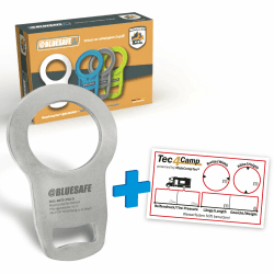 MaJoCompTec® ADBLUESAFE Tankdeckel Sicherung I Tanksicherung für AdBlue Tankverschluss Deckel I Zubehör Kastenwagen Camping Wohnmobil (Edelstahl Version, Sicherung Boxer + Jumper + Ducato) Sicherung Boxer + Jumper + Ducato Edelstahl Version