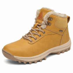 Mishansha Winterschuhe Herren Damen Winterstiefel Outdoor Gefüttert Gr. 39-46 EU 38 EU Gelb