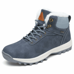 Mishansha Winterschuhe Herren Damen Winterstiefel Outdoor Gefüttert Gr. 39-46 EU 43 EU Blau