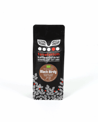 Torrefaktum Kafferösterei | Espresso Black Birdy BIO | 1000g | 100% Bio-Arabicabohnen | Dunkle Espressoröstung mit intensivem Aroma Espresso Black Birdy 1000 g