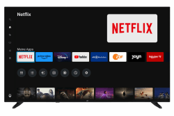 JVC Fernseher 65 Zoll Smart TV powered by TiVo (4K UHD, HDR Dolby Vision, Dolby Atmos, Triple-Tuner, 6 Monate HD+ inkl.) LT-65VU3455 Schwarz 65 Zoll TiVo 4K UHD