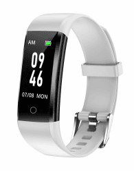 GRV Schrittzähler Uhr Ohne Bluetooth/App/Handy für Damen und Heren,Kinder Fitness Tracker Fitnessuhr mit Schrittzähler Kalorienzähler,Schlafüberwachung,IP68 Wasserdicht Grau