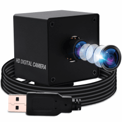 ELP 4K Hochauflösende Webcam Ultra HD Autofocus USB Kamera mit No-Distortion Objektiv,IMX415 Sensor Web Kamera Support 3840x2160@ 30fps,UVC Compliant Web Kameras Support Most OS (USB4K02AF-KL100)