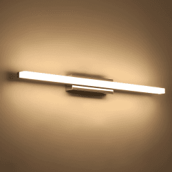 Klighten 14W 60CM LED Spiegelleuchte Bad, IP44 Badleuchte Badlampe Wand, Spiegellampe Badezimmer Lampe Wandleuchte, 110-240V, 910Lumen, Warmweiß 3000K Warmweiss 60cm