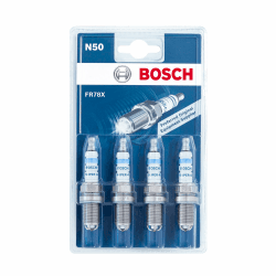 Bosch Automotive FR78X (N50) - Zündkerzen Super 4 - 4er Set, 0 242 232 802 Blister – 4er Set