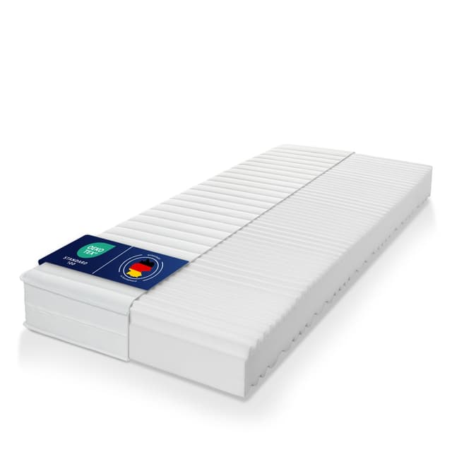 Träumegut24 - AquaFlex 7-Zonen Kaltschaummatratze - Ergonomische Matratze - Härtegrad H2 & H3 - ÖkoTex Rollmatratze (12cm, 90 x 200 cm) 90 x 200 cm 12cm